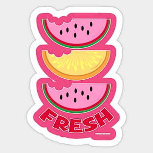 Triple Fresh and Fruity Sticker